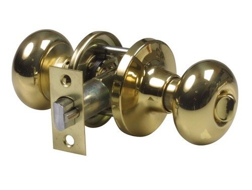 DOOR KNOBSET AMIG 622 WC, SATIN BRASS  