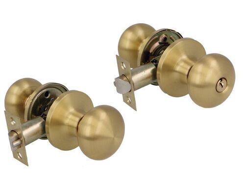 DOOR KNOBSET AMIG 623 HOTEL, SATIN BRASS  