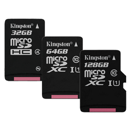 KINGSTON MEMORY CARD MICRO SD, 64GB  