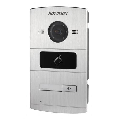 Water Proof Metal Villa Door Station HIKVISION DS-KV8102-IM (1,3 MP, for private residences, 1 buttons, card reader 13,56MHz)  