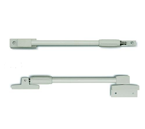 Telescopic window stay / opening inwards and outwards / 525 - 845 min-max / white-white  