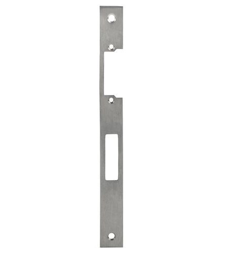 Striking plates for metal frame doors E-opener 9319, stainless steel  