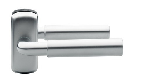 DOOR HANDLE ABLOY PARLAMENT 22/0650 BRASS/SCR (spring loaded, 50-70mm doors)  