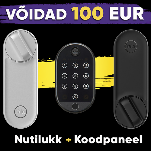NUTILUKK YALE LINUS L2 SKANDINAAVIA + KOODPANEEL (MUST) NUTILUKK YALE LINUS L2 SKANDINAAVIA + KOODPANEEL (MUST)