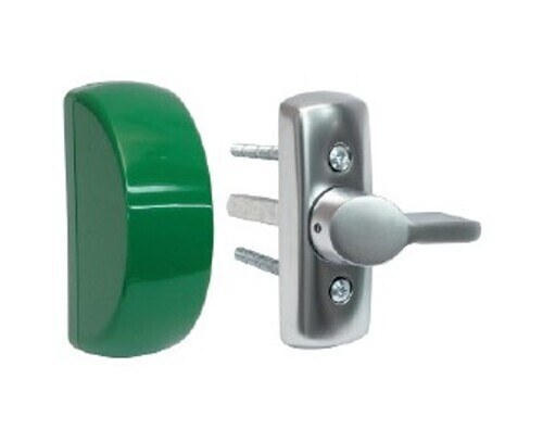 VÄÄNDENUPP ABLOY CH017 CR KOMPLEKT ROHELISE KUPLIGA (profiilustele lingi avasse)  