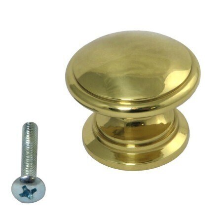 AMIG 440-30 Brass Furniture Knob AMIG 440-30 Brass Furniture Knob