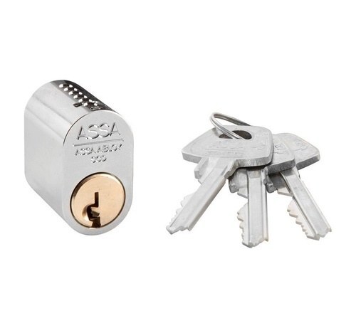 ASSA 1301 MCR External Cylinder, Matte Chrome ASSA 1301 MCR External Cylinder, Matte Chrome