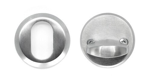 Cylinder Cover Kit AN256, 13 mm, Brass / Satin Chrome  