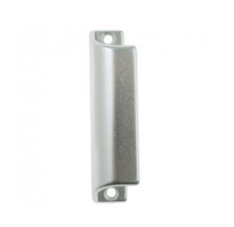 BALCONY DOOR HANDLE SURFACE MOUNT SILVER 17x87mm  