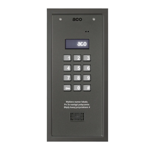 AUDIOPANEEL ACO CDNP7ACC ST(KOODI JA KAARDILUGEJAGA )  