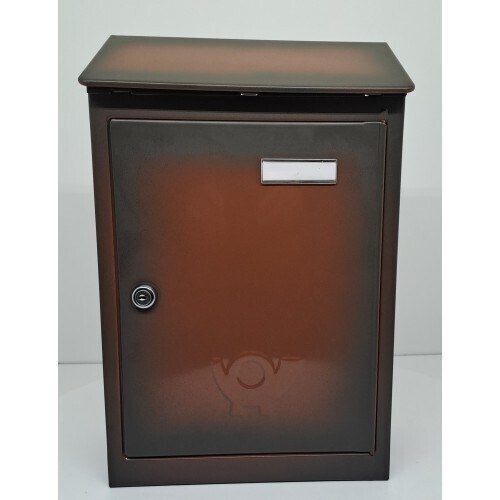 MAILBOX CAMPAGNE BROWN  