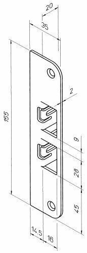 LUKUVASTUS ABLOY 0034 FE/ZN  