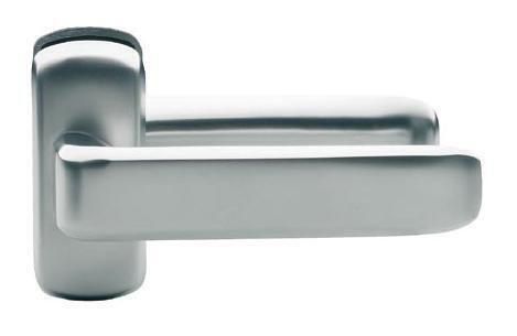 OVENPAINIKE ABLOY CONSUL 110/0650 KROMATTU MESSINKI (vahvistusjousella, 50-70mm ovelle)  