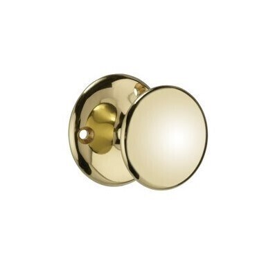 DOOR KNOB ABLOY 116 BRASS/POLISHED (one-sided)  