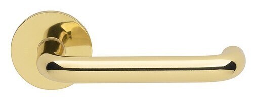 DOOR HANDLE ABLOY PRESTO 3-16/007 BRASS/POLISHED (spring loaded, 40mm doors)  