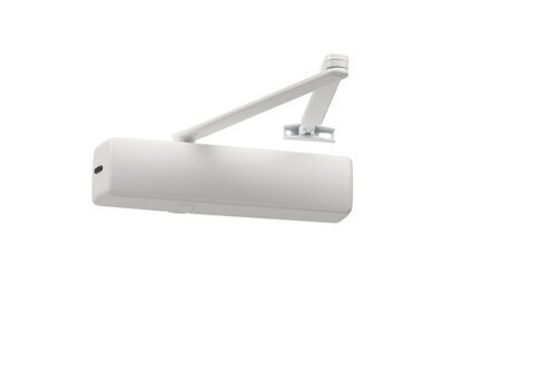 DOOR CLOSER ABLOY DC335 BC WHITE, EN 3-5, 100kg, 1250mm  