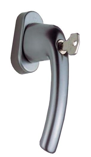 Window Handle Tokyo With Lock White For Pvc Balcony Door