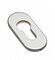 ESCUTCHEON HEAD PZ SS FOR NARROW STILE DOOR (pair)