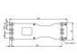 SILE KINNITUSPLAAT ASSA A120 (uksesulgurile DC200/DC300/DC500/DC700)