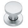 DOOR KNOB ALUX 7071 SILVER (one-sided, 100mm bolt, up to 80mm doors)