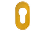 ESCUTCHEON ALUX OVAL D PZ GOLD (pair)