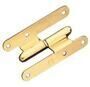 HINGE AMIG 2 95x52x2 BRASS PLATED RIGHT