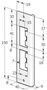 STRIKING PLATE SS FOR ASSA LOCKS