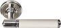 DOOR HANDLE ASSA 1930 NICKEL/WHITE (with spring)