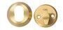 CYLINDER ESCUTCHEON SET ASSA 256 BRASS CYLINDER ESCUTCHEON SET ASSA 256 BRASS