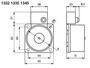 DOOR HOLD OPEN MAGNET H 1335 WITH SWITCH (50kg, 490N, 24VDC,42mA (1W))