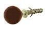 DOORSTOP IBFM 266 BALL BROWN