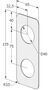 KÜLJEKATTEPLAAT ABLOY 4190 RT ROOSTEVABA TERAS