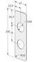 НАКЛАДКА РЕСТАВРАЦИОННАЯ ABLOY 4190 НЕРЖАВЕЮЩАЯ СТАЛЬ ДЛИННАЯ