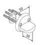 CYLINDER THUMBTURN ABLOY CH 001 SCR