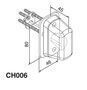 ABLOY CH 006 6428-sileukse evakuatsiooni kate südamiku vastu (8061 asemel)