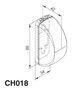 ПОВОРОТНАЯ КНОПКА ЗАПАСНЫХ ВЫХОДОВ ABLOY CH018  88mm