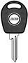 SKODA CAR KEY BLANK WITH IMMOBILIZER CHIP HOLE SKODA CAR KEY BLANK WITH IMMOBILIZER CHIP HOLE