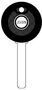 SMART CAR KEY BLANK WITH IMMOBILIZER CHIP HOLE SMART CAR KEY BLANK WITH IMMOBILIZER CHIP HOLE