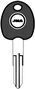 SSANGYONG CAR KEY BLANK WITH IMMOBILIZER CHIP HOLE SSANGYONG CAR KEY BLANK WITH IMMOBILIZER CHIP HOLE
