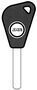 SUBARU CAR KEY BLANK WITH IMMOBILIZER CHIP HOLE SUBARU CAR KEY BLANK WITH IMMOBILIZER CHIP HOLE