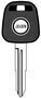 TOYOTA CAR KEY BLANK WITH IMMOBILIZER CHIP HOLE TOYOTA CAR KEY BLANK WITH IMMOBILIZER CHIP HOLE
