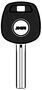TOYOTA CAR KEY BLANK WITH IMMOBILIZER CHIP HOLE TOYOTA CAR KEY BLANK WITH IMMOBILIZER CHIP HOLE