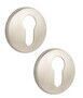 ESCUTCHEON ABLOY 002PZ STAINLESS STEEL