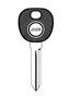 OLDS MOBILE CAR KEY BLANK WITH IMMOBILIZER CHIP HOLE