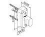 THUMBTURN ABLOY CH008 SCR (for narrow stile door)