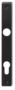 LINGIPLAAT ALUX X 85PZ MUST (paar) 220x29x8mm