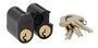 ASSA 1302 Double Cylinder – Black