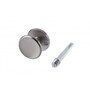 DOOR KNOB 496 – SINGLE-SIDED, BRUSHED NICKEL