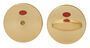 TURNING KNOB ABLOY 002 BRASS/POLISHED (38-60mm doors)